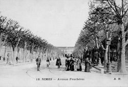 Nîmes vers 1916